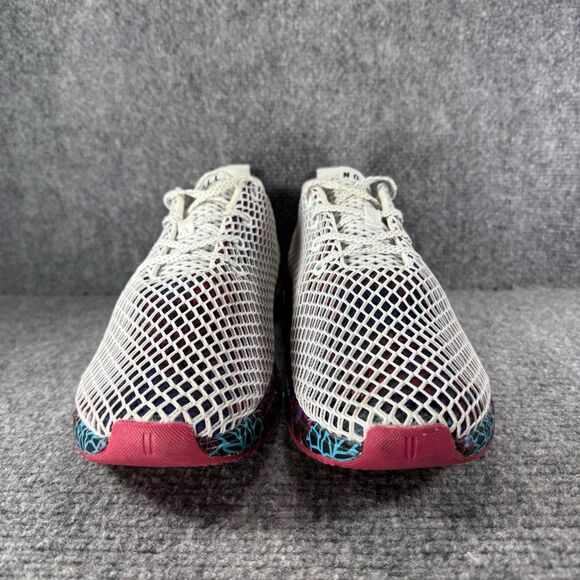 Nobull Mesh Runner Mens 12 Shoes White Floral Succulent Running Training Sneaker - Picture 3 of 11